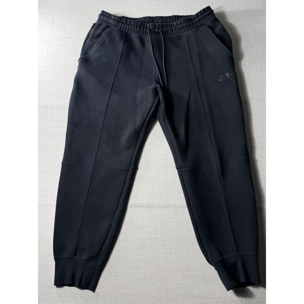 Nike Women’s Tech Fleece Mid Rise Jogger Black XL FB8330-010 Tapered Sweatpants